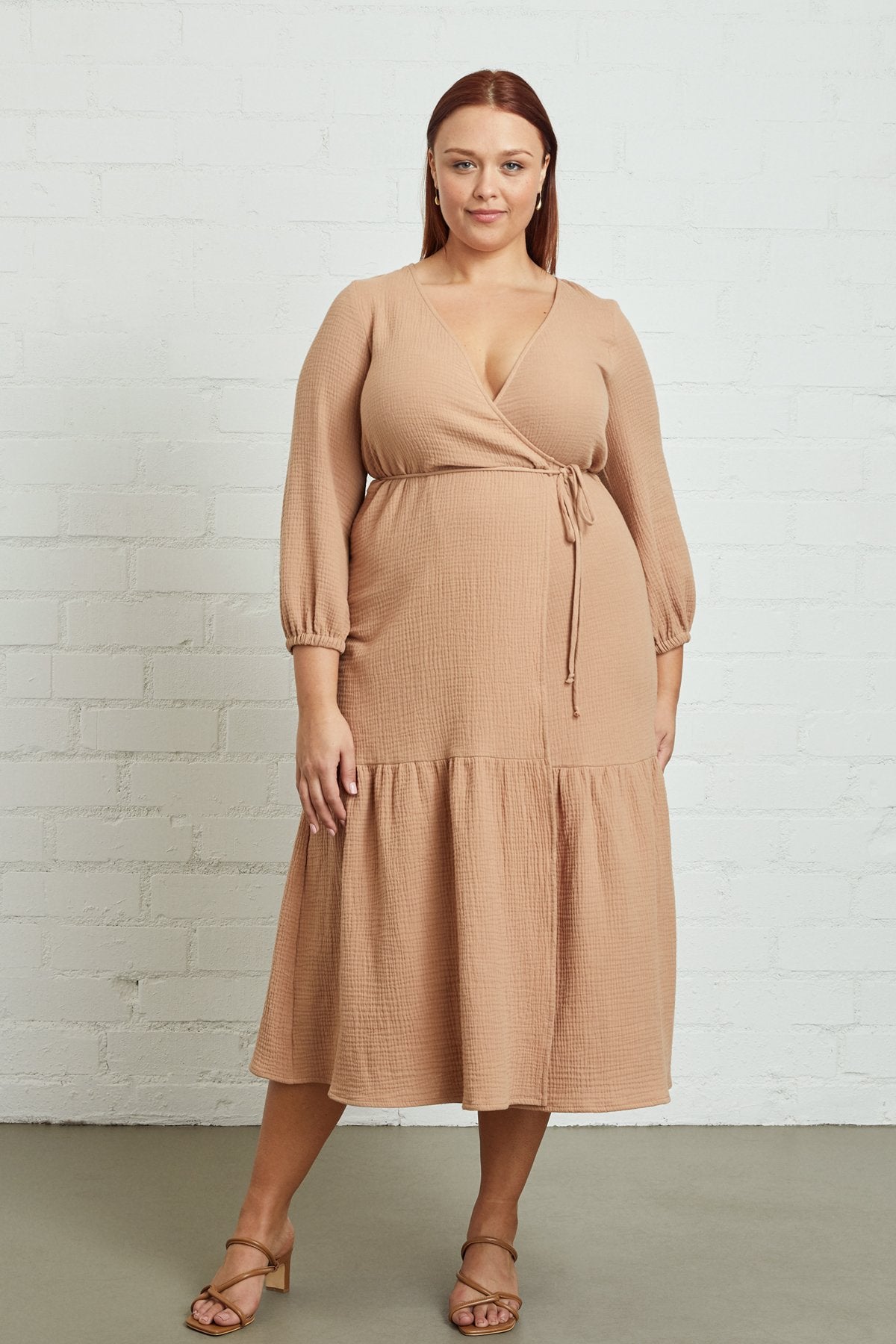 Plus size clearance gauze clothing