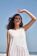 Load image into Gallery viewer, Linen Janie Dress - Chalk
