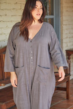 Load image into Gallery viewer, Linen Troy Jumpsuit - Plus Size
